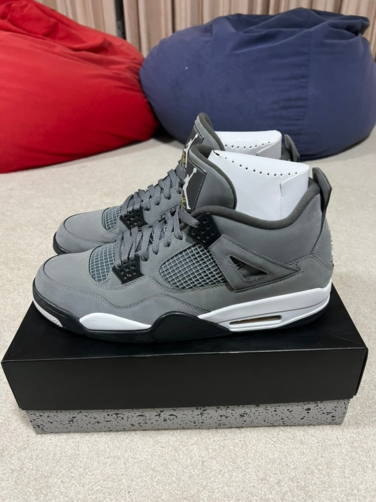 [USED A+] Jordan 4 Retro Cool Grey (2019) - 15 US (16.5 Women&#39;s)