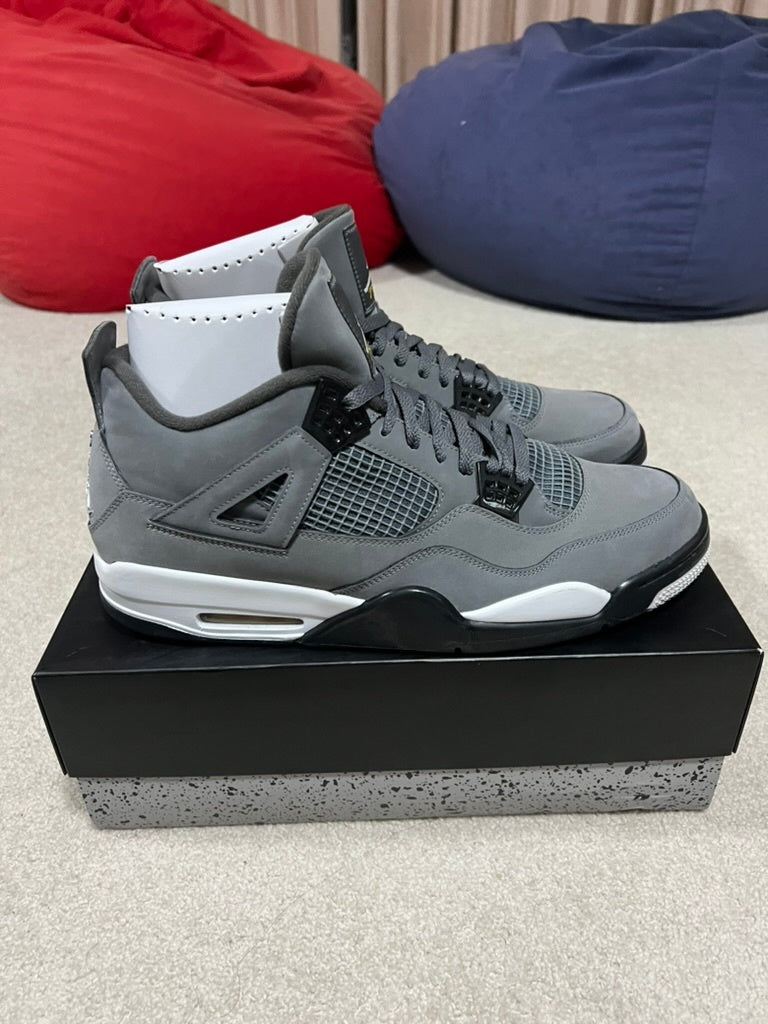 [USED A+] Jordan 4 Retro Cool Grey (2019) - 15 US (16.5 Women&#39;s)