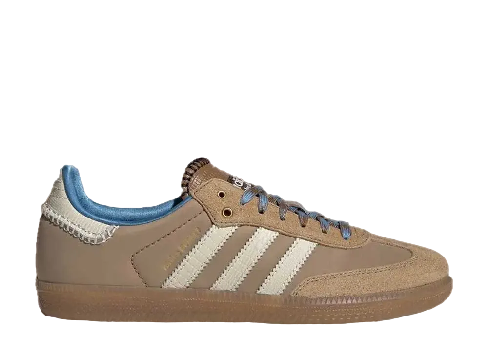 Wales Bonner x adidas Nylon Samba Desert Wonder White Ash Blue