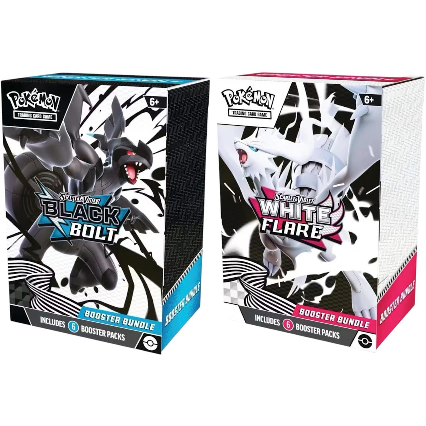 2025 Pokémon Scarlet & Violet Black Bolt & White Flare Booster Bundle - Im Your Wardrobe