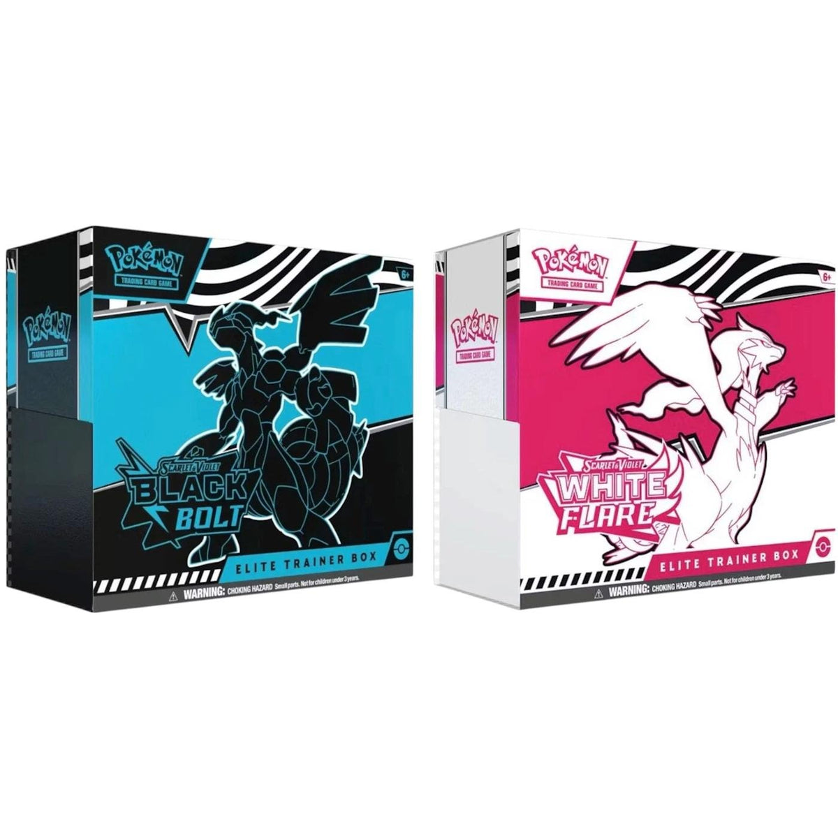 2025 Pokémon Scarlet & Violet Black Bolt & White Flare Elite Trainer Box - Im Your Wardrobe