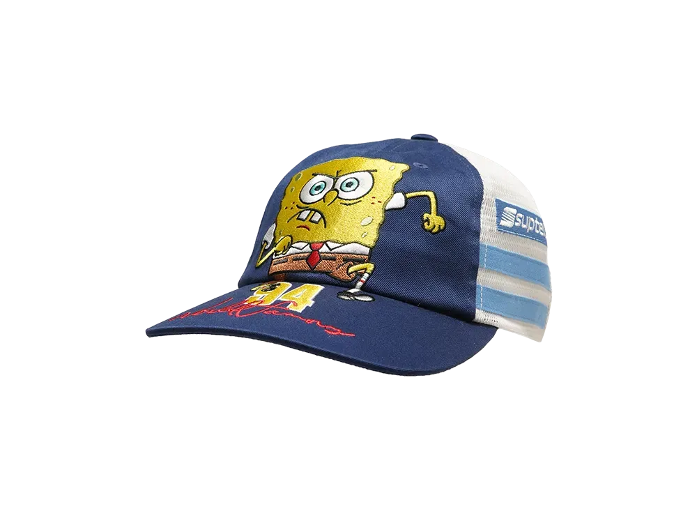 Supreme x SpongeBob Jeff Hamilton Mesh Back 6-Panel White