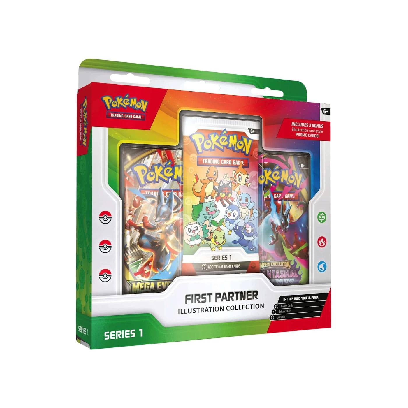 2026 Pokémon First Partner Illustration Collection Series 1 Box - Im Your Wardrobe