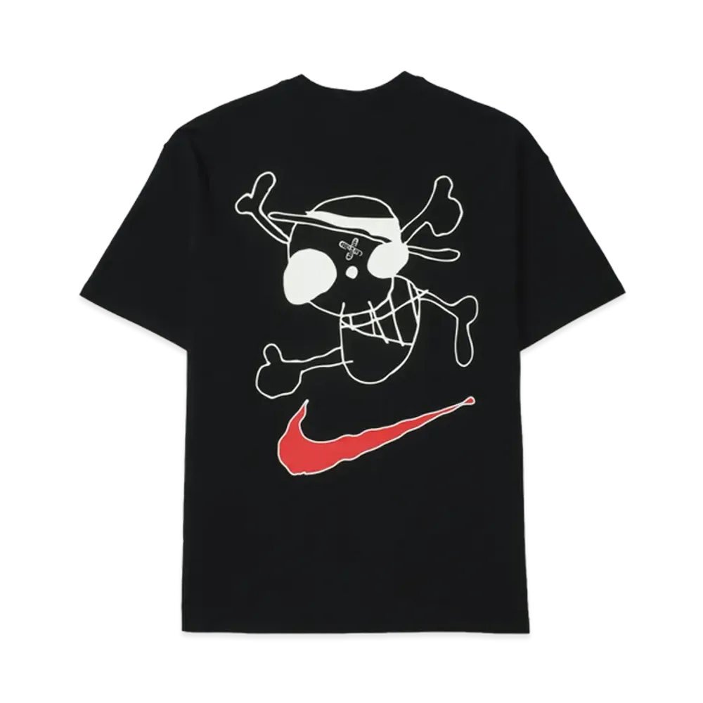 Nike x One Piece Solo Swoosh T-Shirt Promise of Battle Black