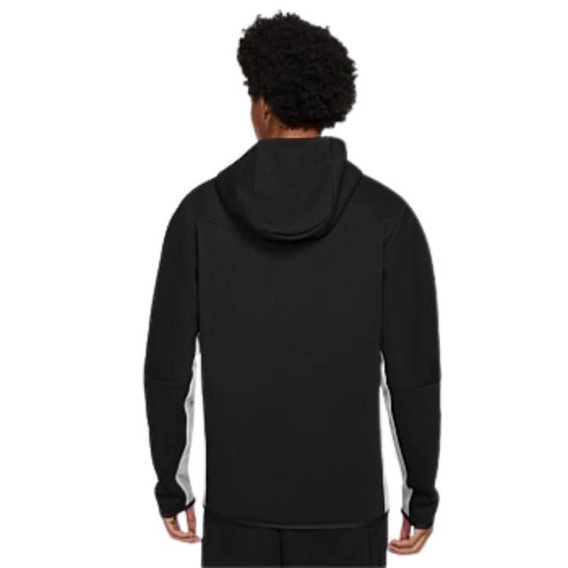 Nike Sportswear Tech Fleece Full-Zip Hoodie (Black/Dark Grey)