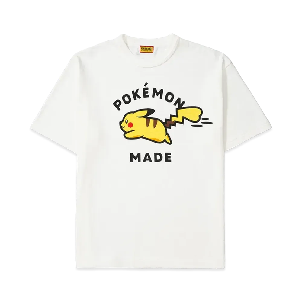 Human Made x Pokemon Graphic T-Shirt #1 Pikachu White