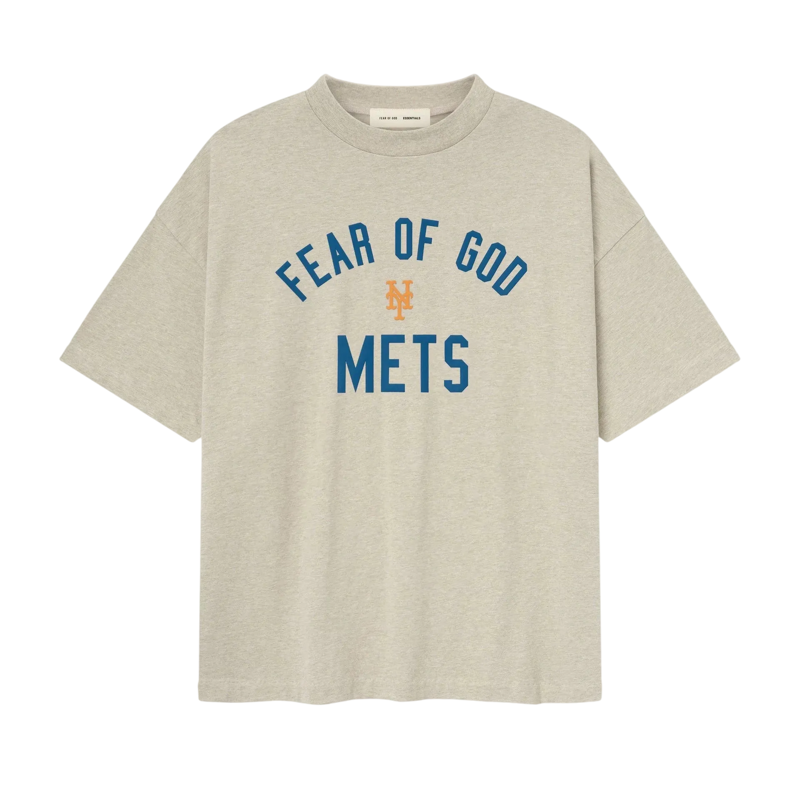 Fear of God Essentials Mets 90s Tee Heather Stone