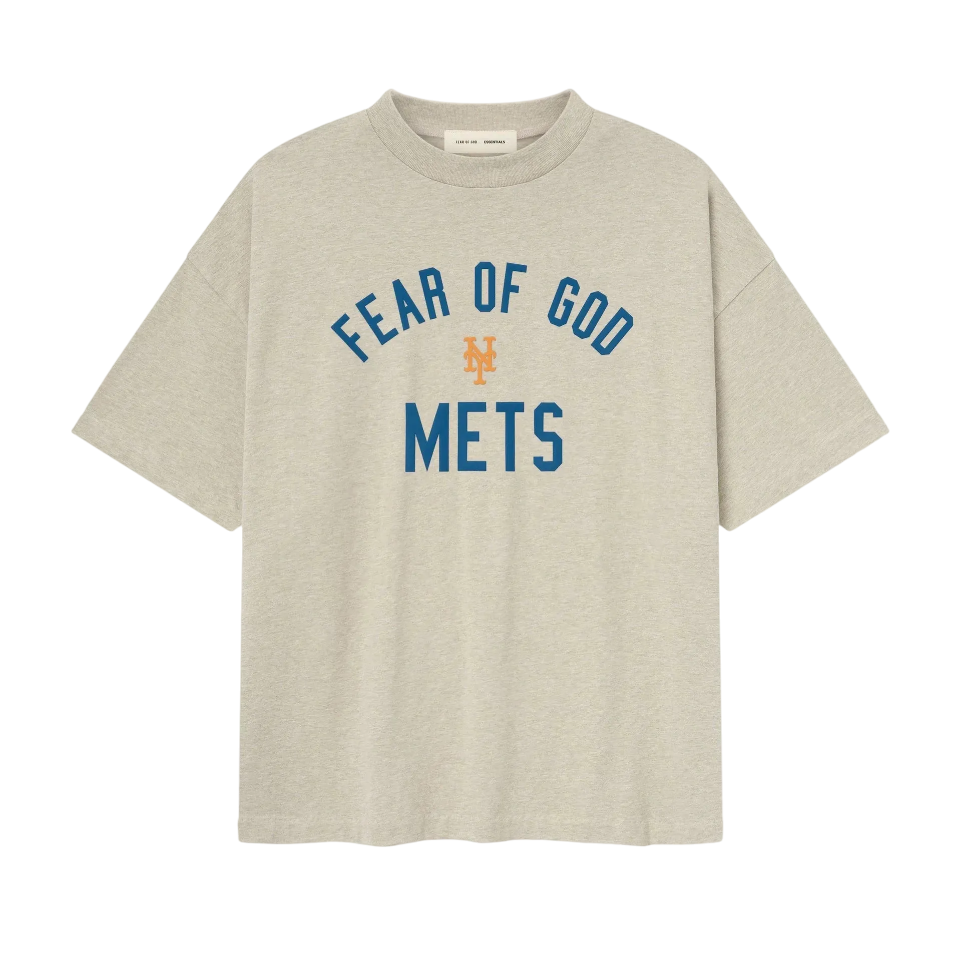 Fear of God Essentials Mets 90s Tee Heather Stone