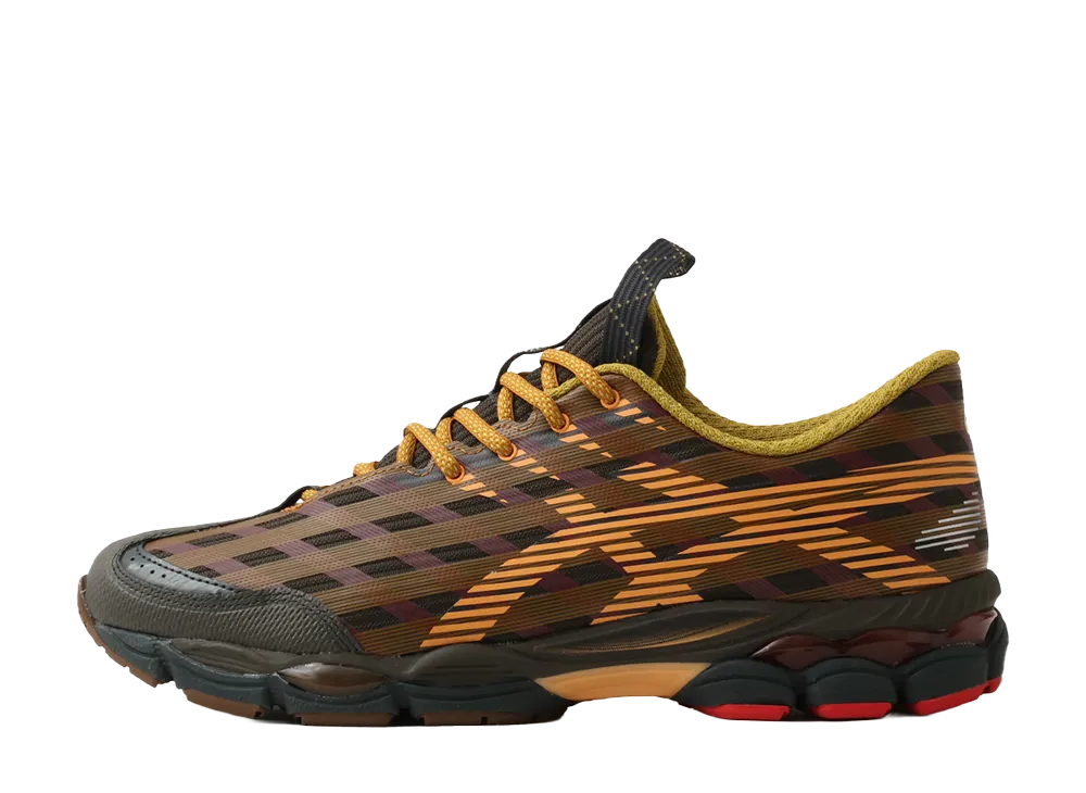 Kiko Kostadinov x ASICS US8-S Gel-SJ33 Black Coffee Orange Lily