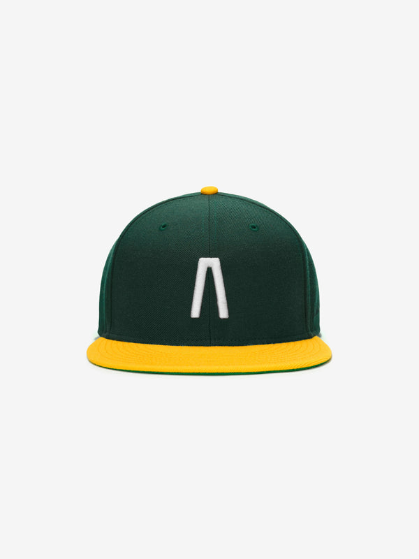 Fear of God Essentials 59FIFTY Athletics Cap Dark Green