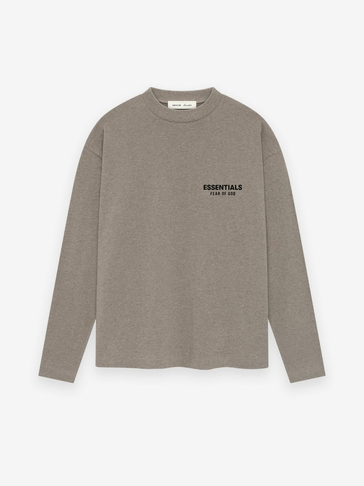 Fear of God Essentials SS26 Classic Long Sleeve Tee Homestead Heather