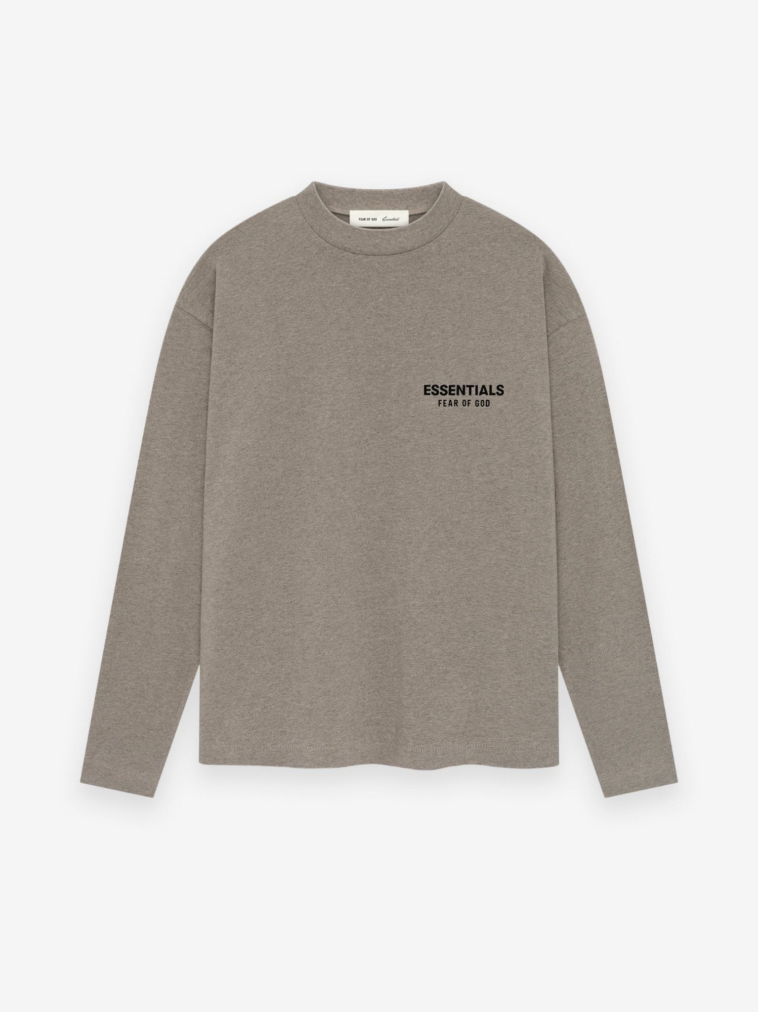 Fear of God Essentials SS26 Classic Long Sleeve Tee Homestead Heather