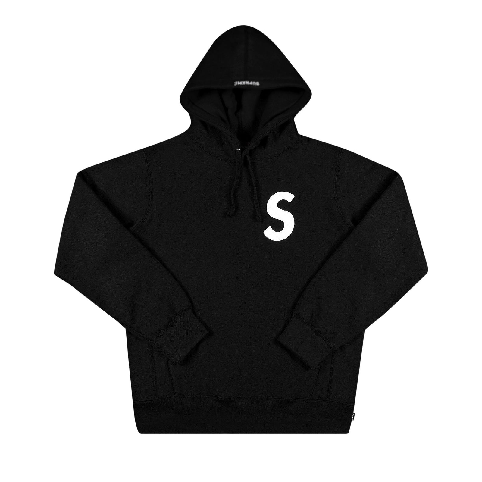 Supreme S Logo Hooded Sweatshirt (SS25) Black - Im Your Wardrobe