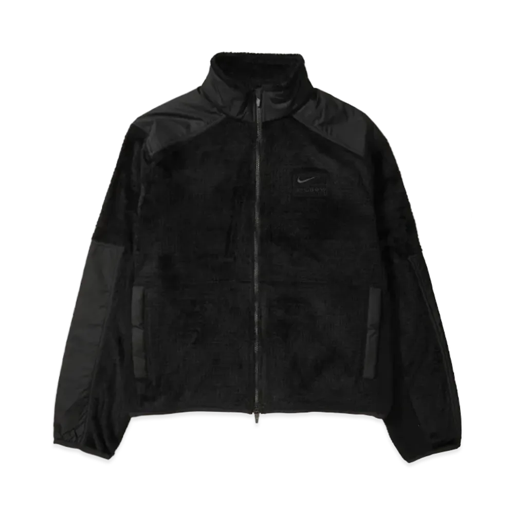 Stussy x Nike Full Zip Fleece Jacket Black