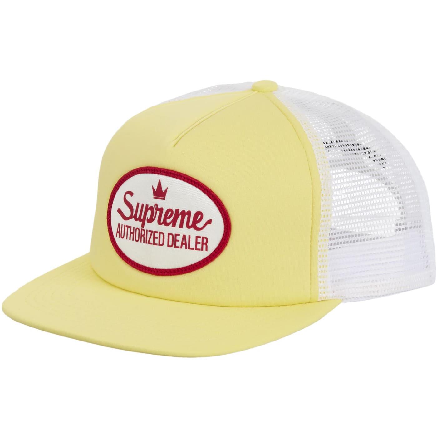 Supreme Authorized Mesh Back 5-Panel (SS25) Light Yellow