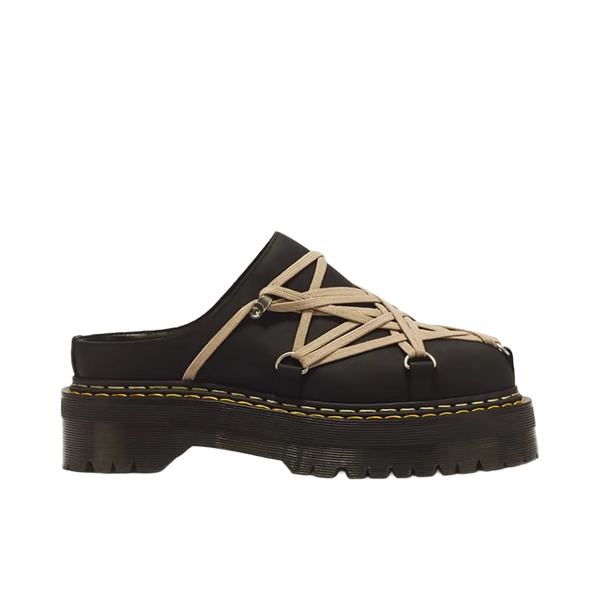 Rick Owens x Dr. Martens Megalace Mule Black