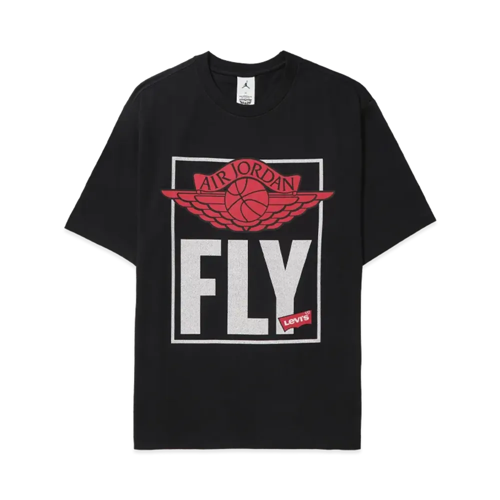 Jordan x Levi's Graphic T-Shirt Black