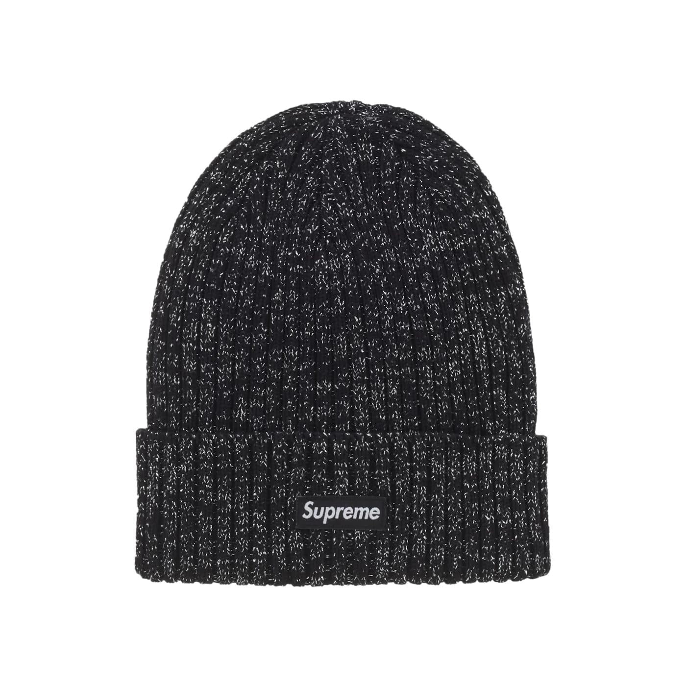 Supreme Overdyed Beanie (SS25) Metallic Black