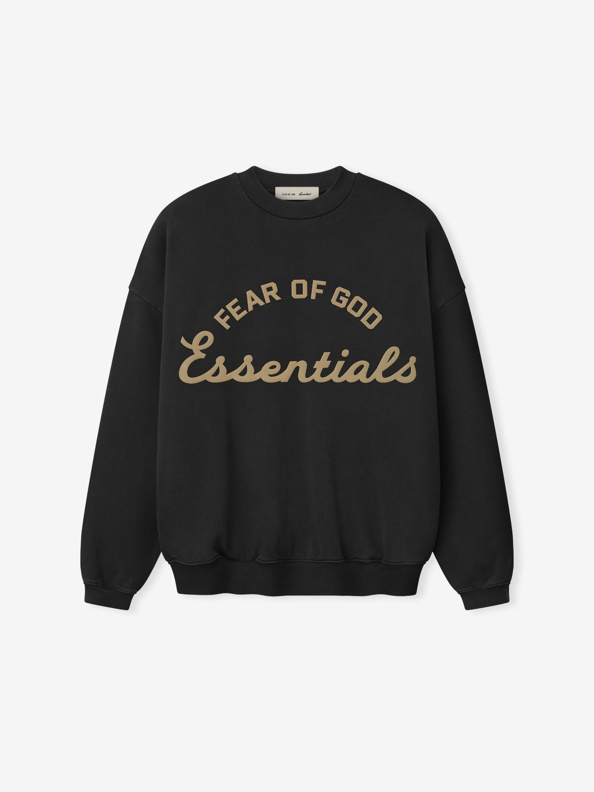 Fear of God Essentials Training 90s Crewneck Sweatshirt Faded Black
