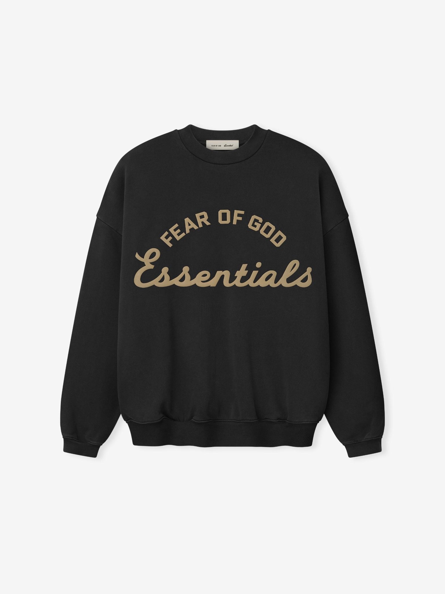Fear of God Essentials Training 90s Crewneck Sweatshirt Faded Black