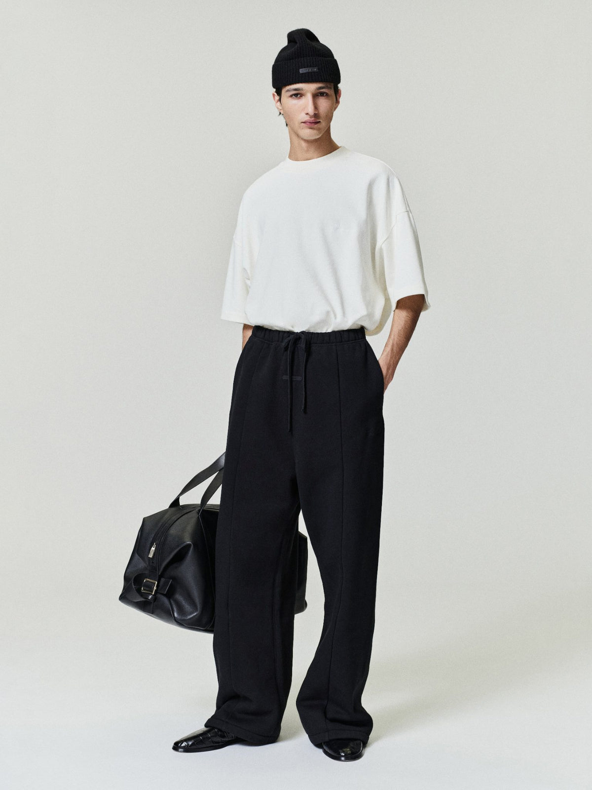 Fear of God Essentials Pique Signature 90s Tee Ivory