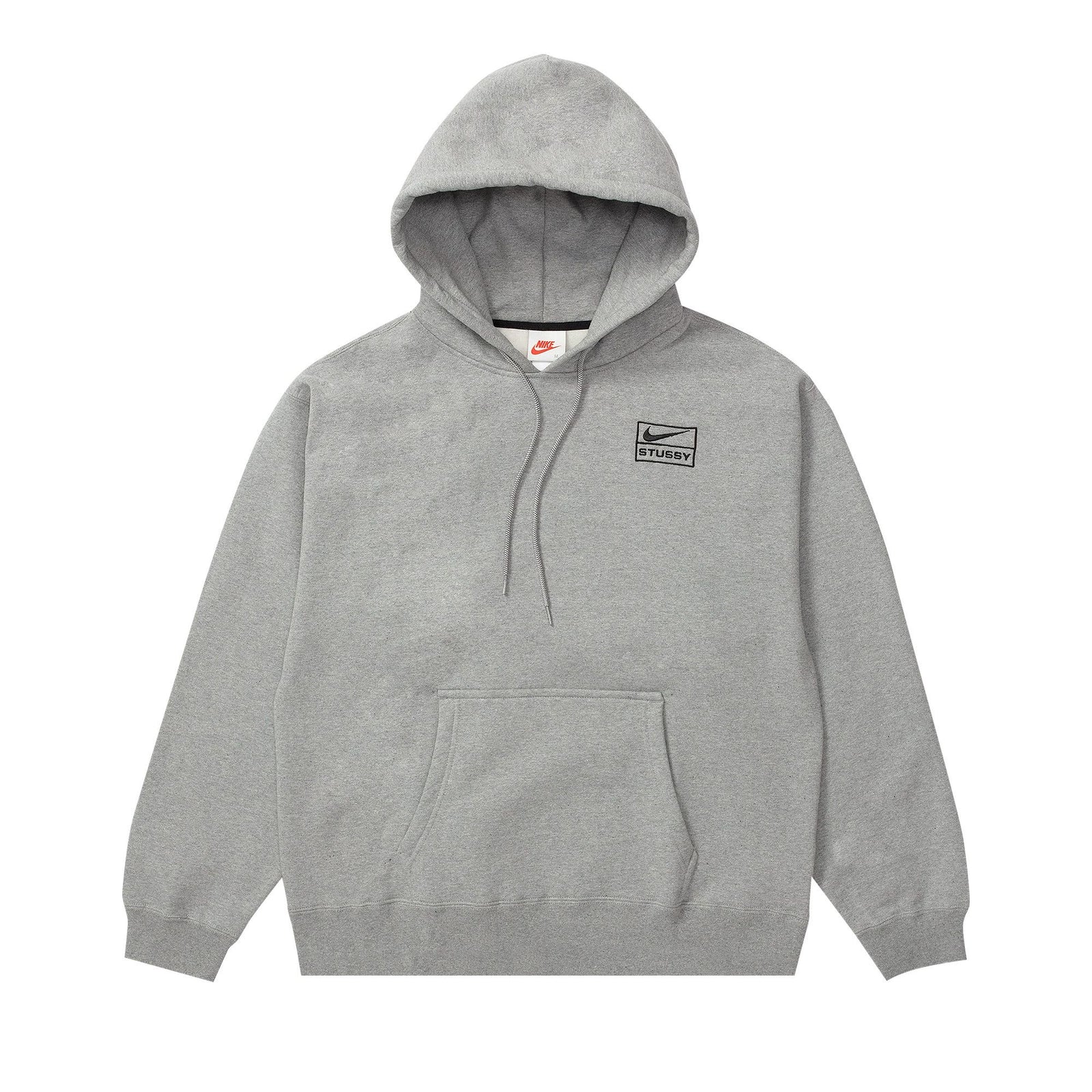 Stussy x Nike NRG Washed Hoodie Grey front