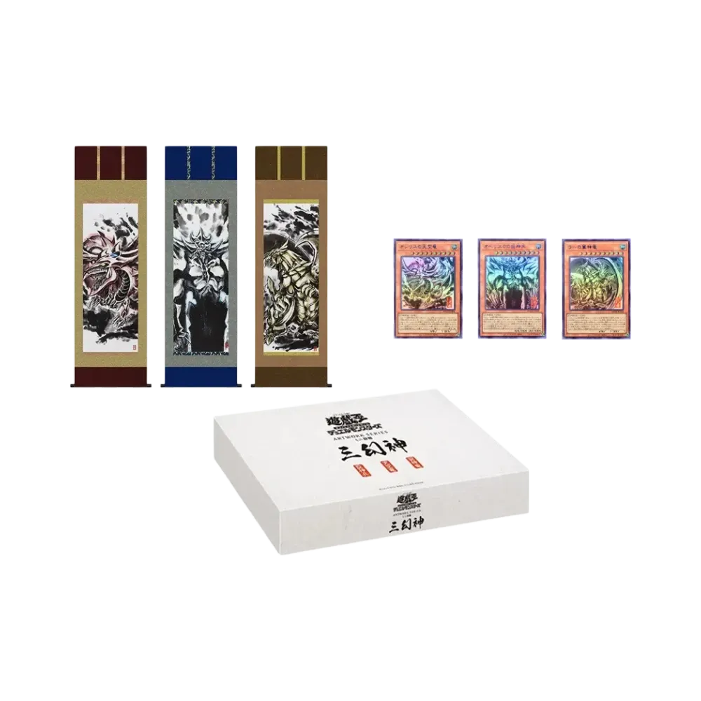 Yu-Gi-Oh! Artwork Series Mini Wall Scroll The Three Egyptian Gods (Japanese)