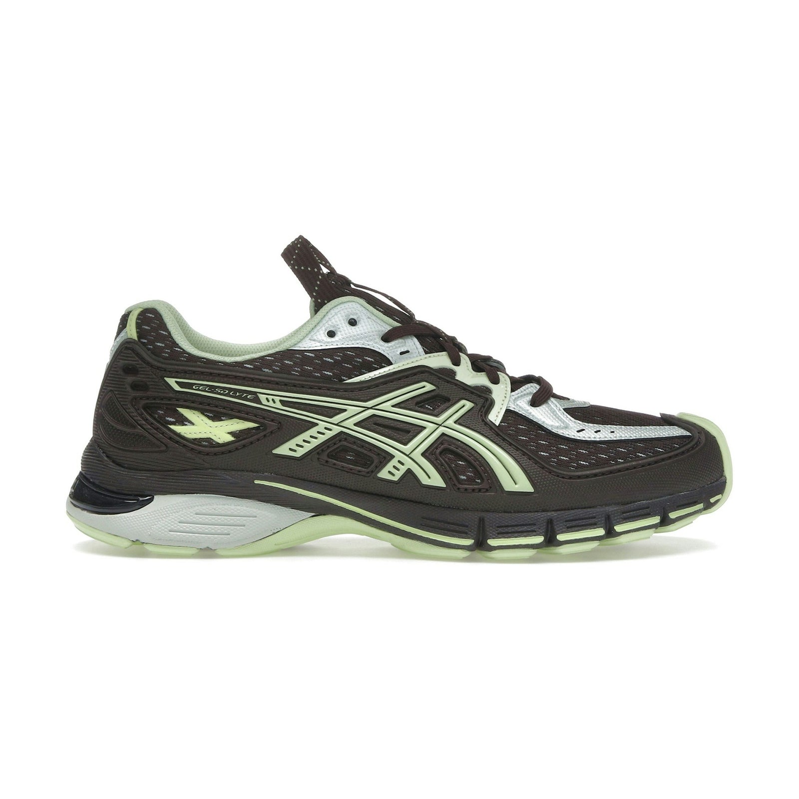 Kiko Kostadinov x ASICS UB12-S Gel-SD Lyte Lichen Rock Black Coffee front