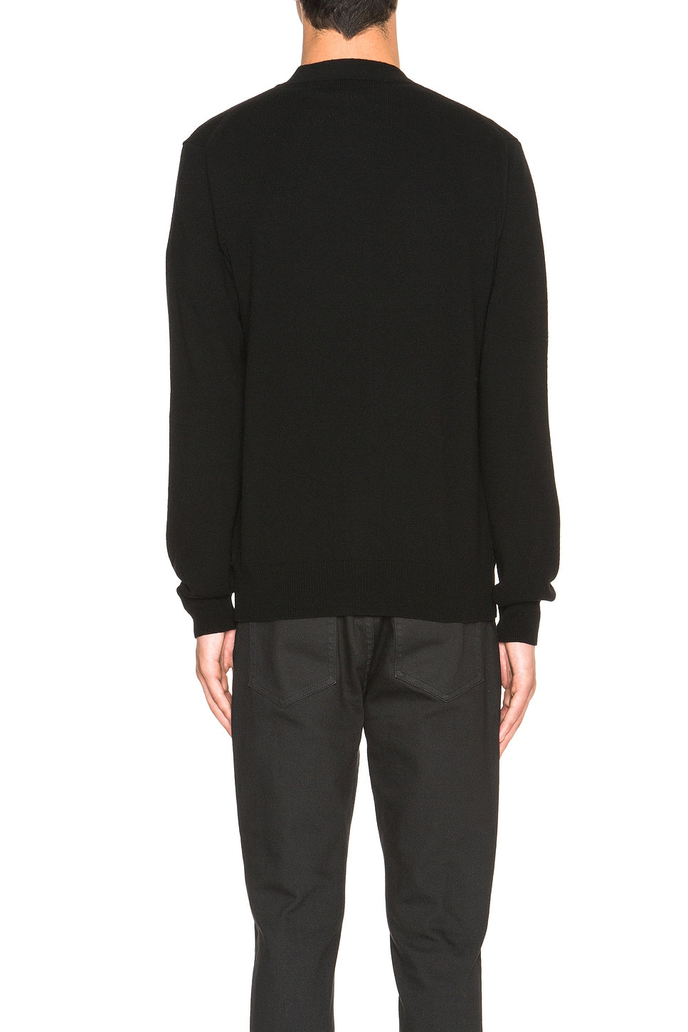 Comme des Garcons PLAY Cardigan With Gold Emblem Black - Im Your Wardrobe