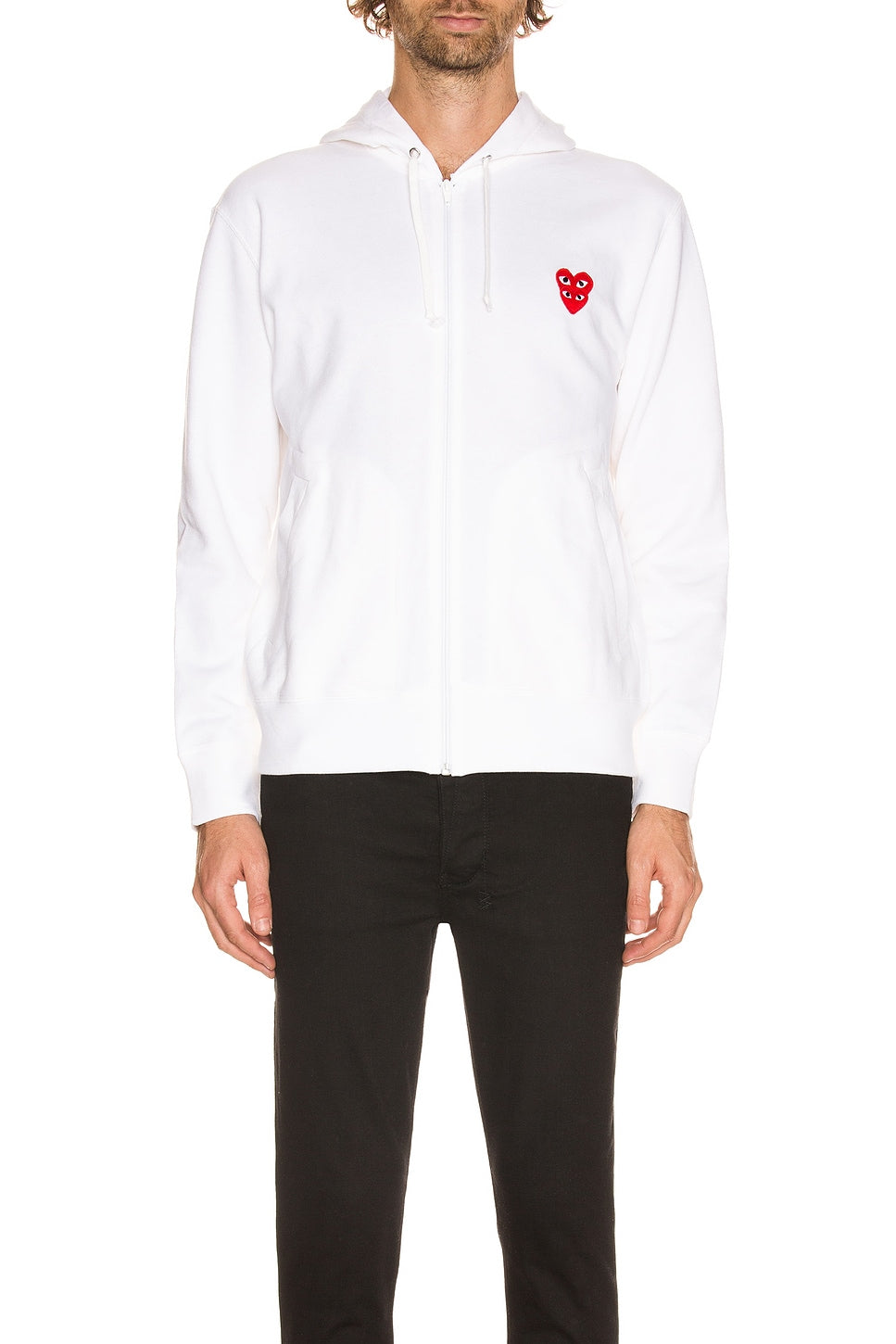 Comme des Garcons PLAY Sweatshirt White - Im Your Wardrobe