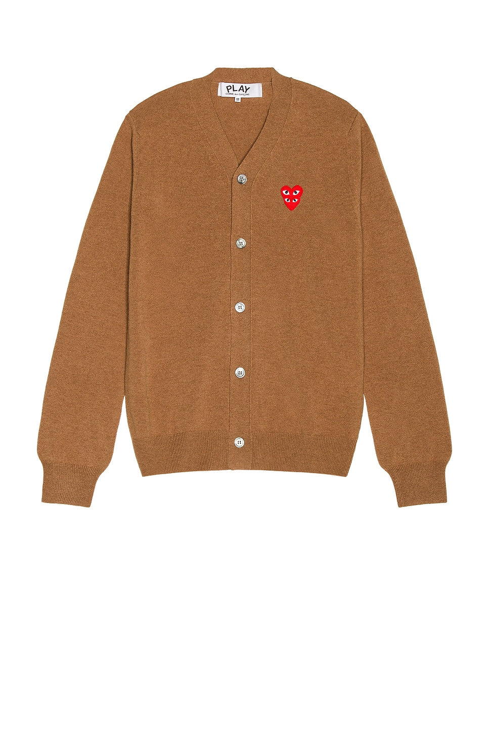 Comme des Garcons PLAY Cardigan Brown - Im Your Wardrobe