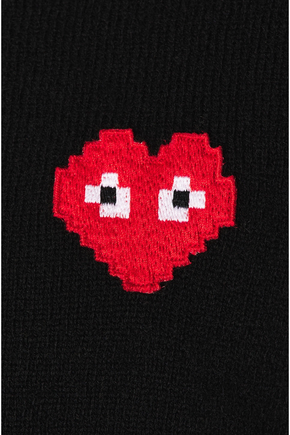 Comme des Garcons PLAY Invader Cardigan Black - Im Your Wardrobe