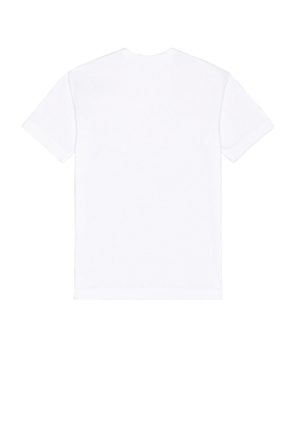 Comme des Garcons PLAY Emblem Cotton Tee White Black - Im Your Wardrobe