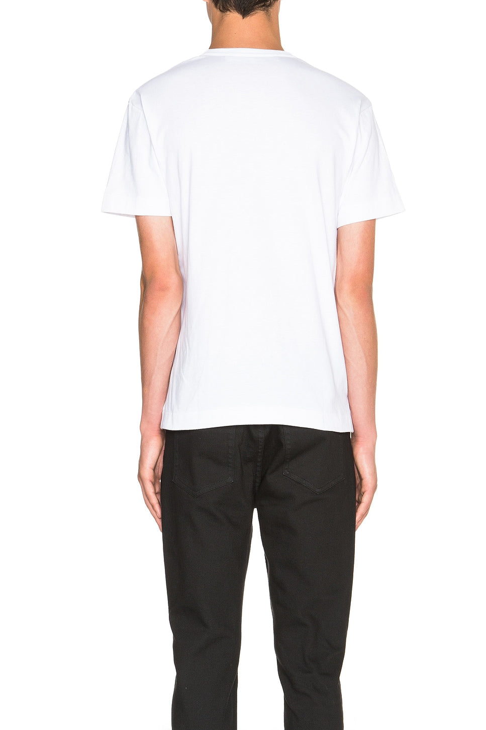 Comme des Garcons PLAY Gold Emblem Tee White - Im Your Wardrobe