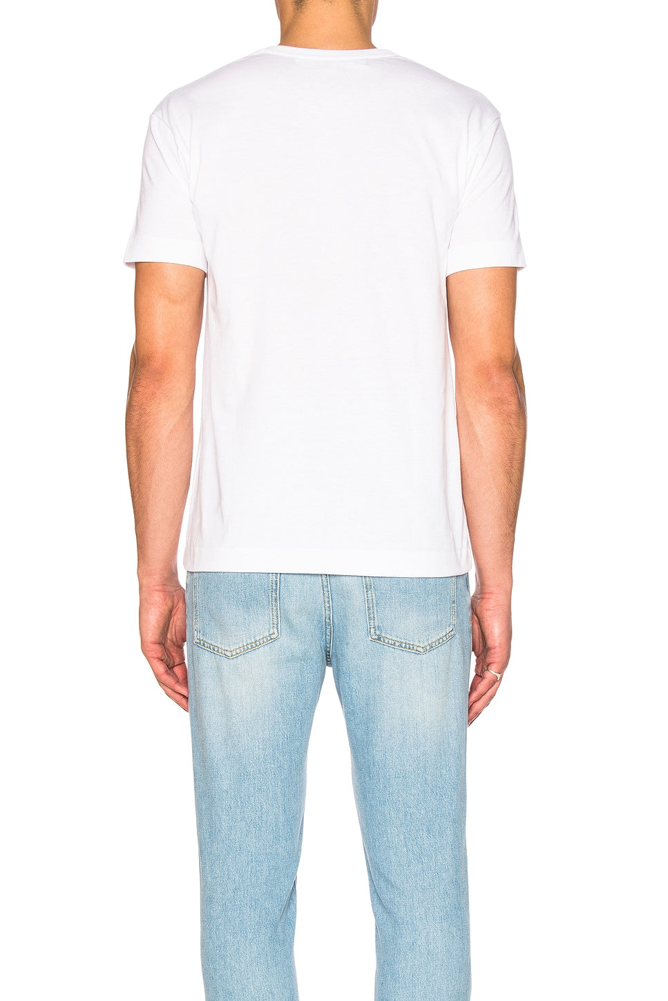 Comme des Garcons PLAY Large Heart Tee White - Im Your Wardrobe