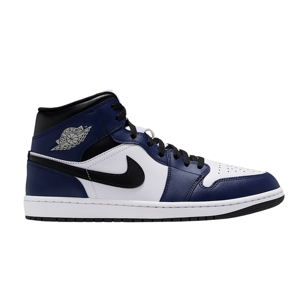 Jordan 1 Mid White College Navy Tech Grey