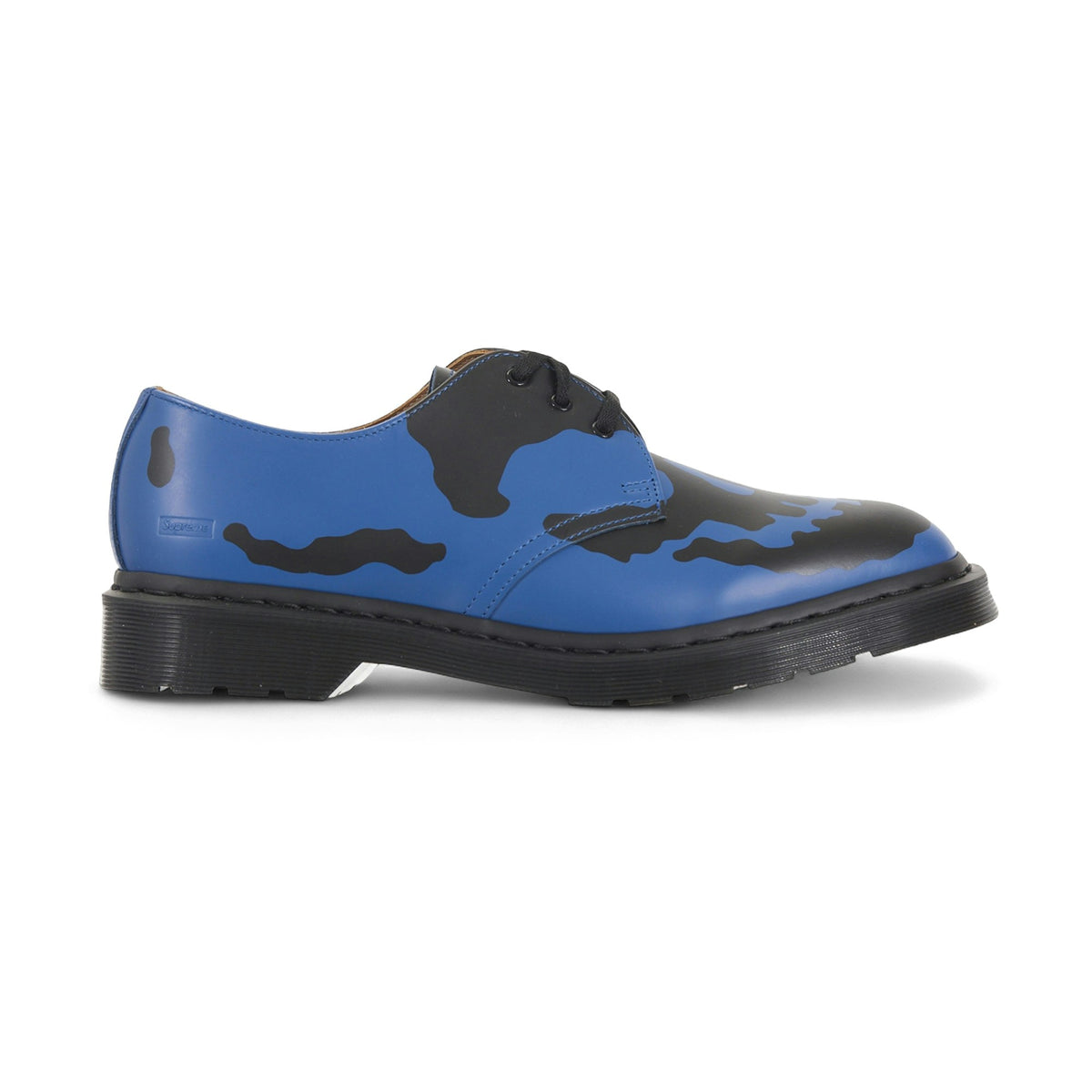 Supreme x Dr. Martens 1461 Skull 3 Eye Shoe Blue Black front