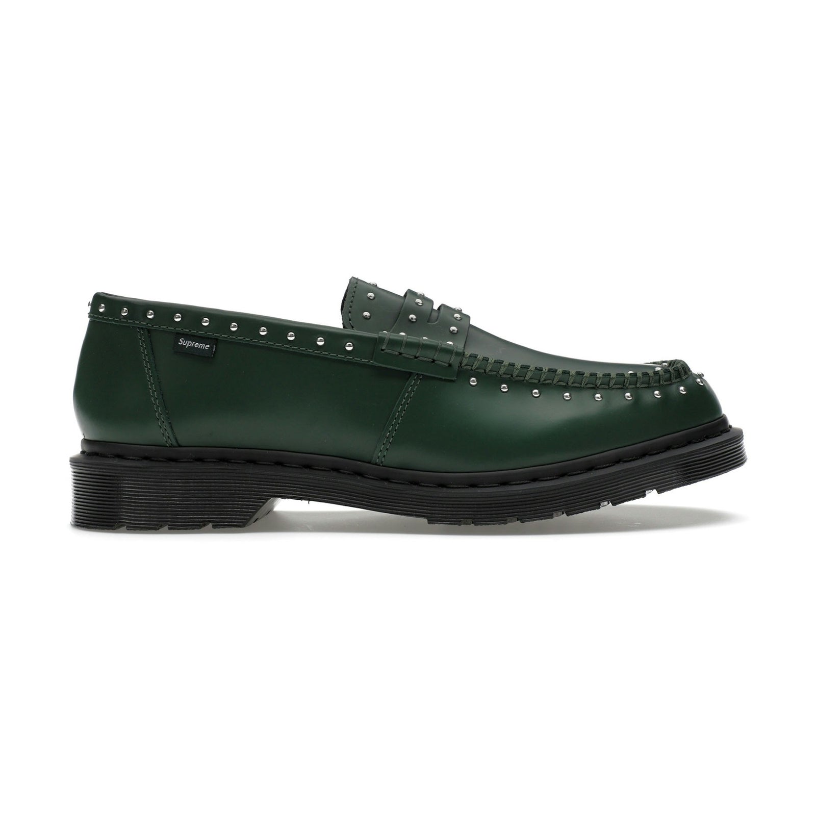 Supreme x Dr. Martens Studded Penton Loafer Dark Green front