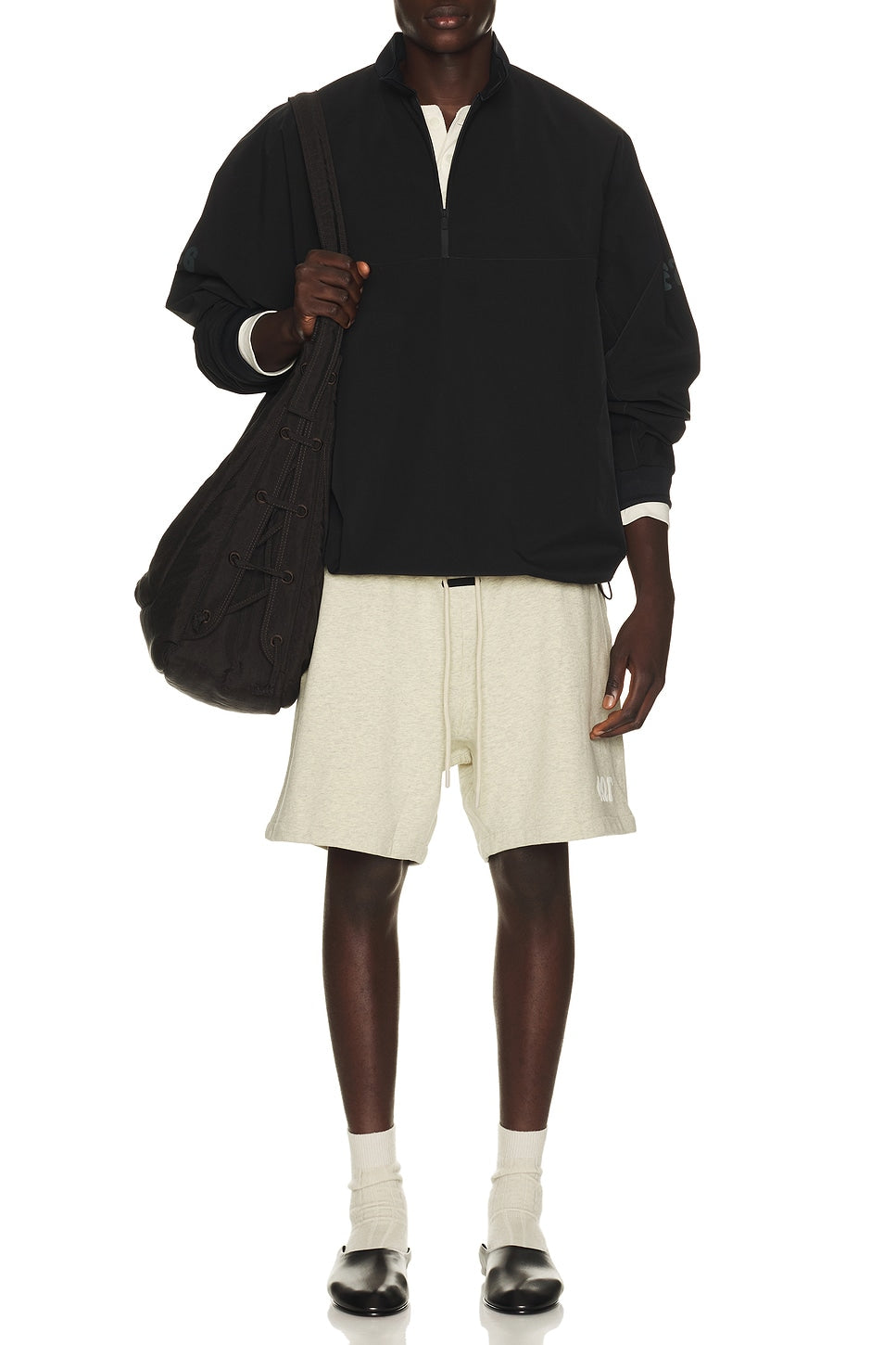 Fear of God Essentials Classic Short Washed Vanilla Heather - Im Your Wardrobe