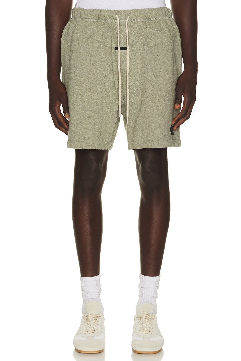Fear of God Essentials Classic Short Washed Seal Heather - Im Your Wardrobe