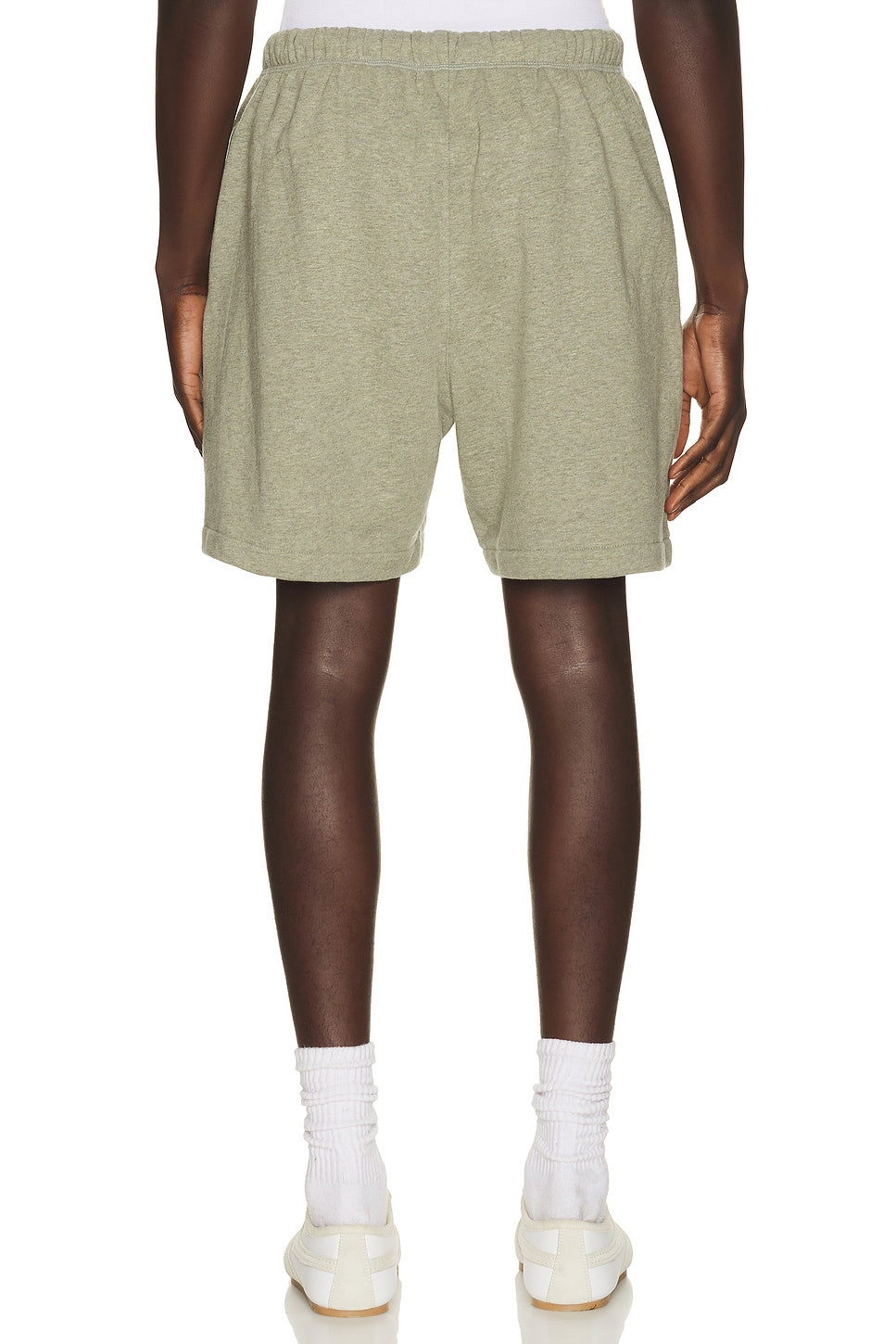 Fear of God Essentials Classic Short Washed Seal Heather - Im Your Wardrobe