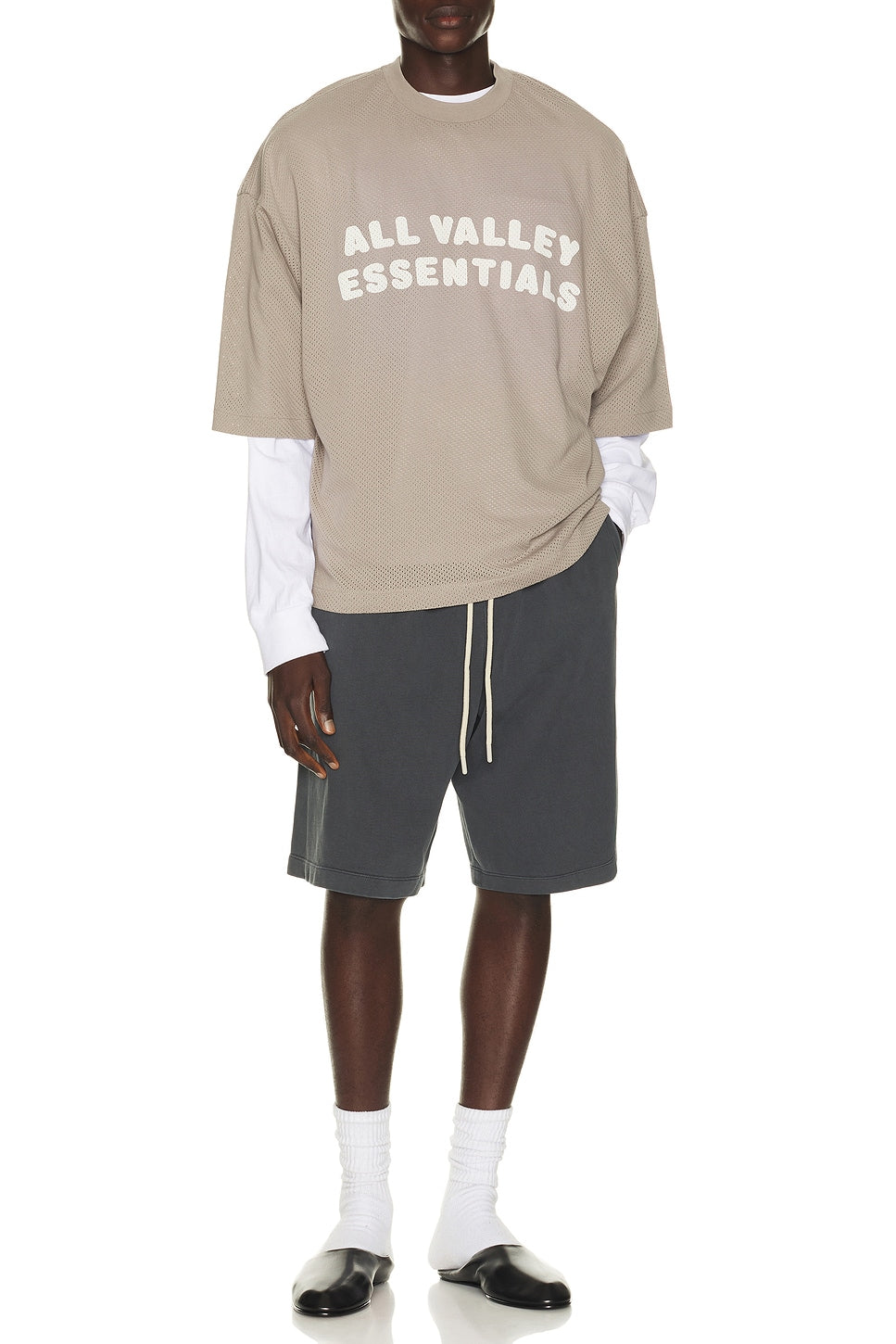 Fear of God Essentials 90's Short Washed Iron Grey - Im Your Wardrobe
