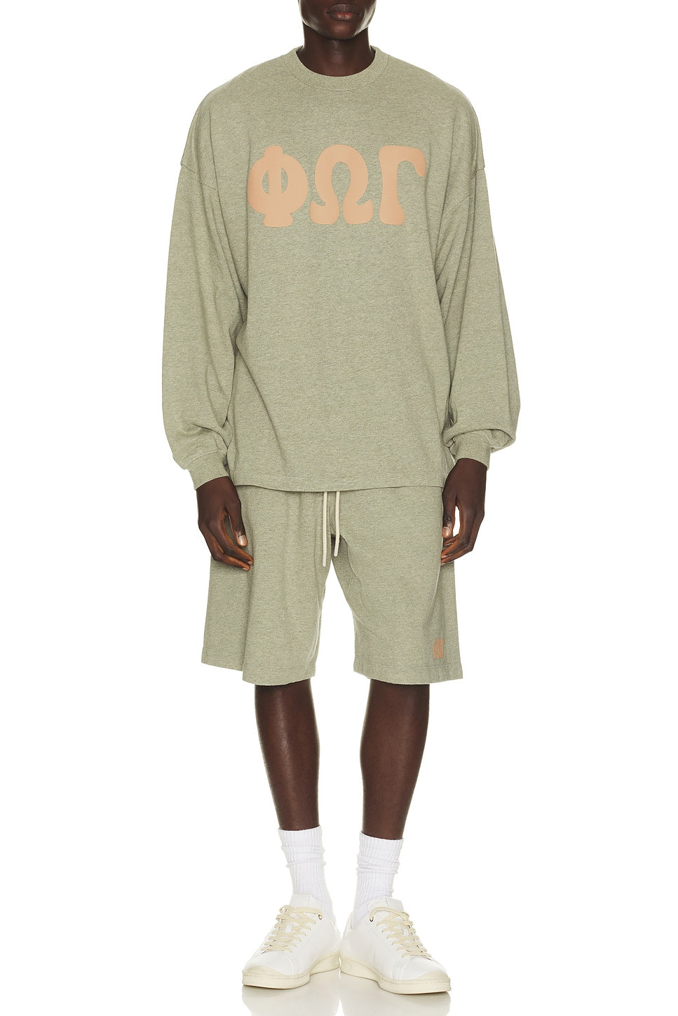 Fear of God Essentials 90's Short Washed Seal Heather - Im Your Wardrobe