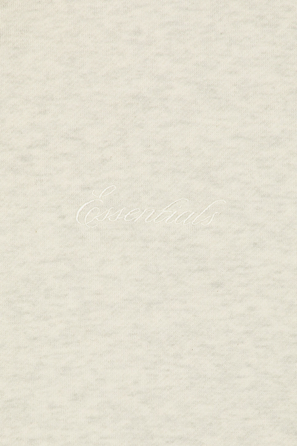 Fear of God Essentials Signature 90's Polo Sweatshirt Oatmeal Heather Light Heather - Im Your Wardrobe