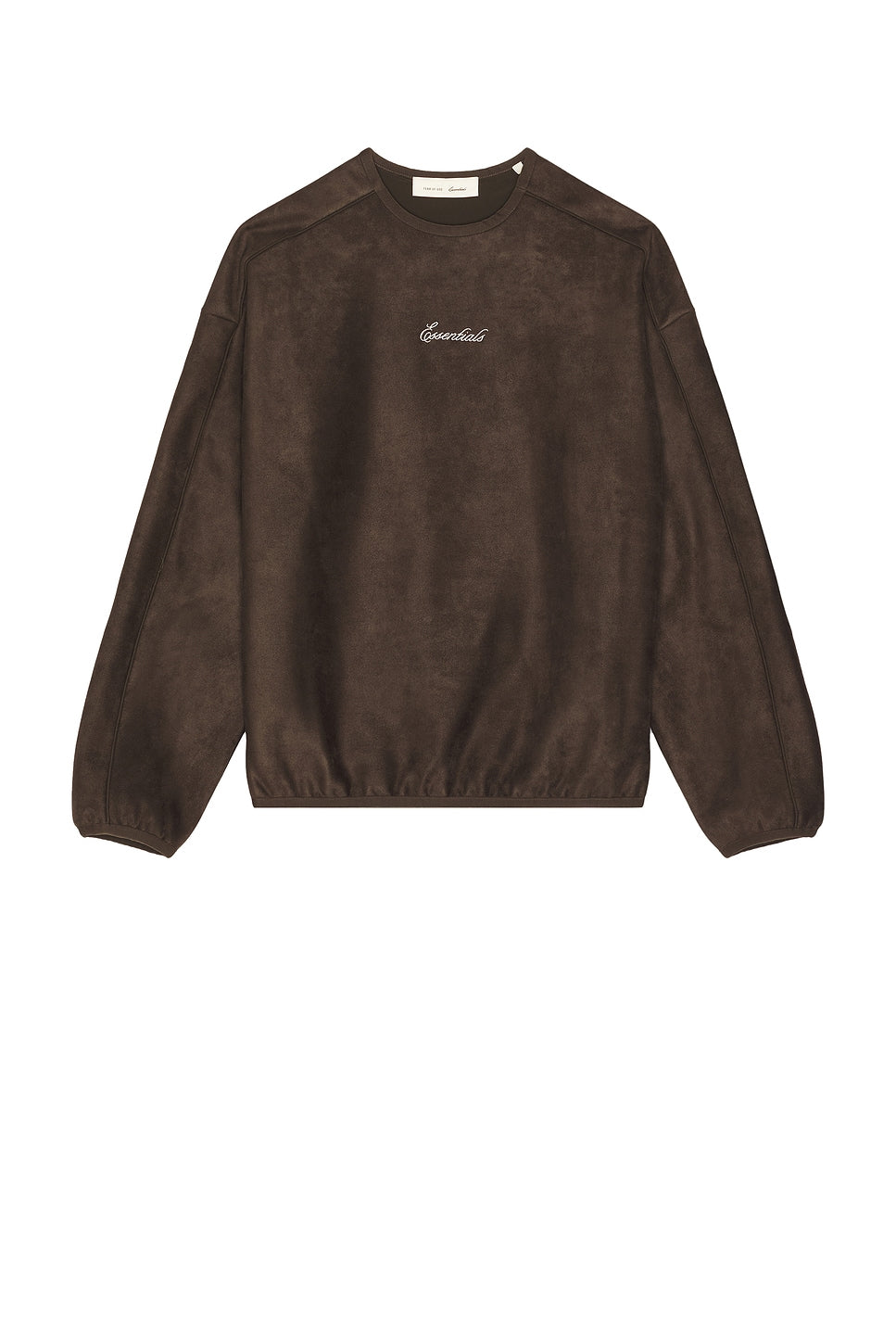 Fear of God Essentials Signature Modern Crewneck Sweatshirt Brown - Im Your Wardrobe