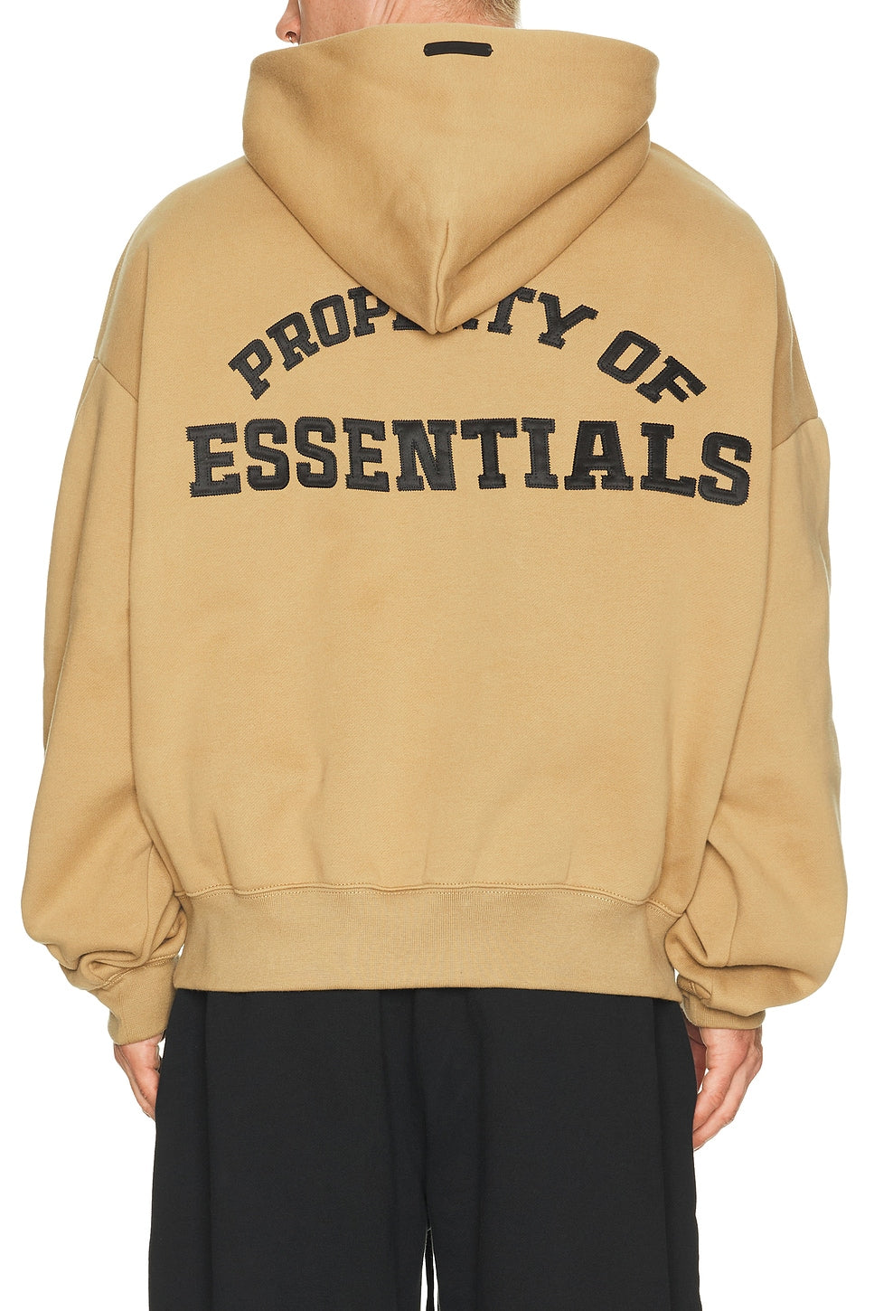 Fear of God Essentials Property Lounge Half Zip Hoodie Dune - Im Your Wardrobe