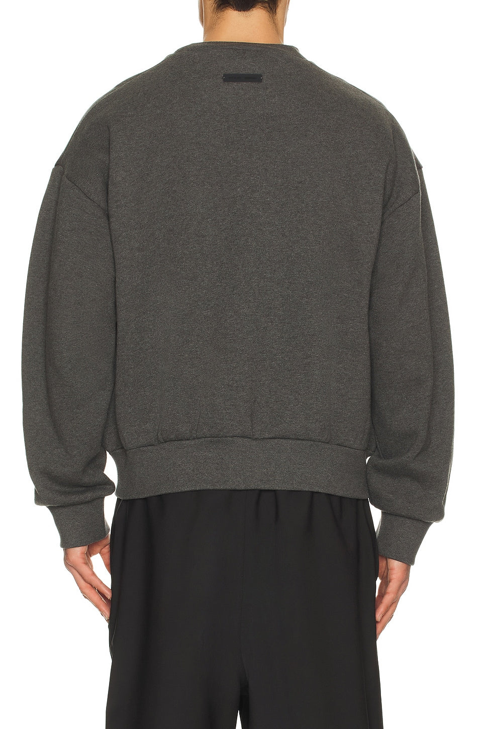Fear of God Essentials Classic Crewneck Sweatshirt Charcoal Heather - Im Your Wardrobe