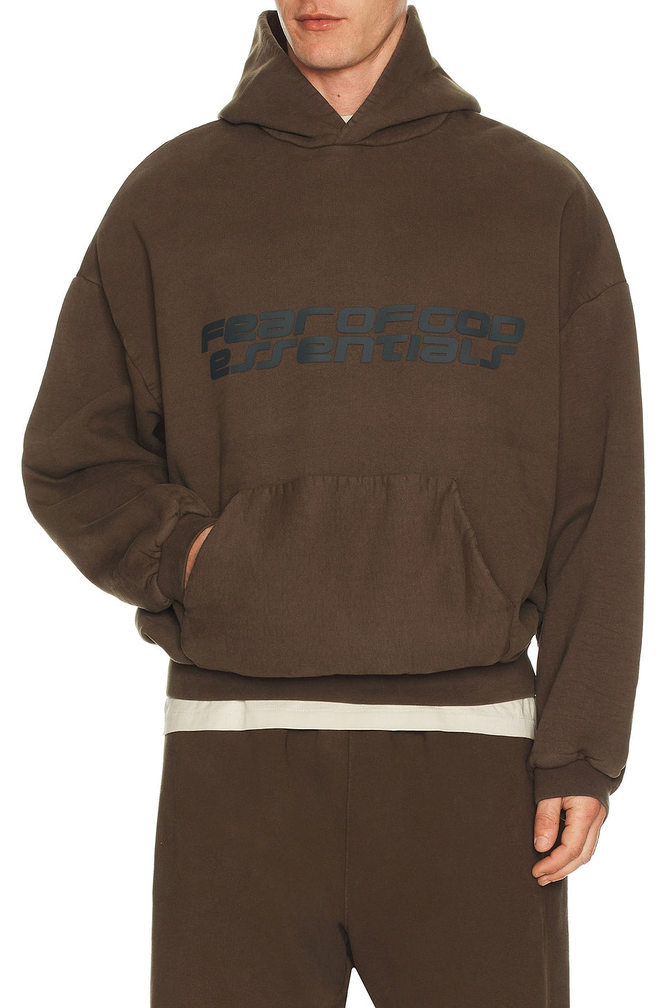Fear of God Essentials 90's Hoodie Brown - Im Your Wardrobe