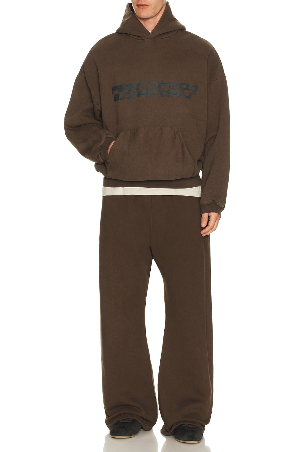 Fear of God Essentials 90's Hoodie Brown - Im Your Wardrobe