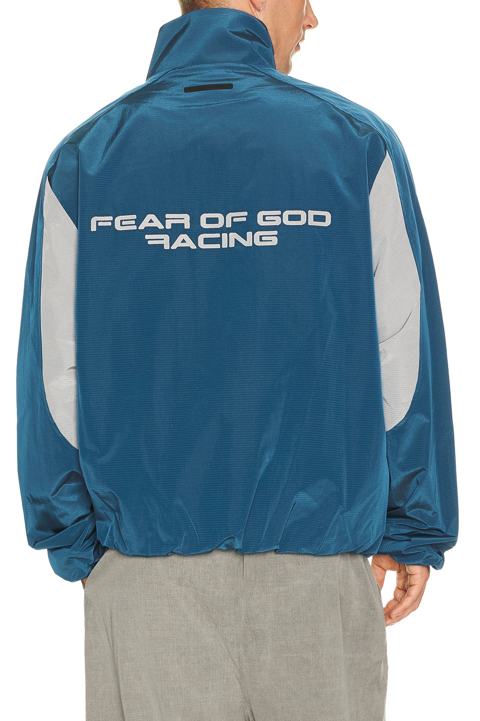 Fear of God Essentials Modern Moto Track Jacket Night Sea - Im Your Wardrobe